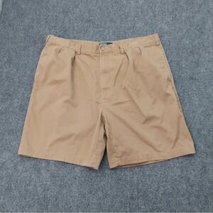Polo Ralph Luaren Shorts Mens 44B Big Brown Tyler Pleated Bermuda Walking